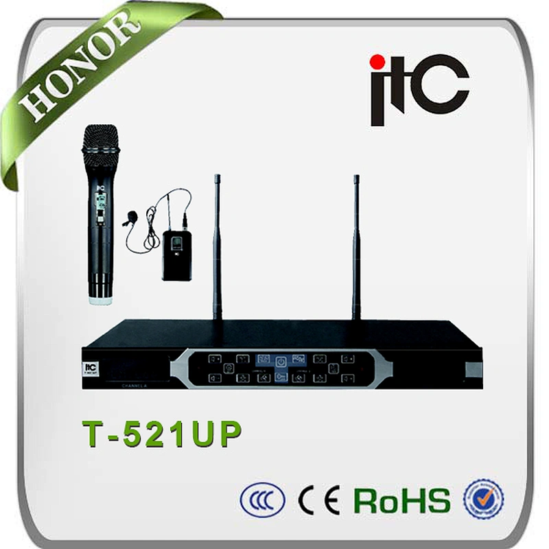 ITC T-521UY Practical Handheld and Collar Type Wireless Lecture Microphone