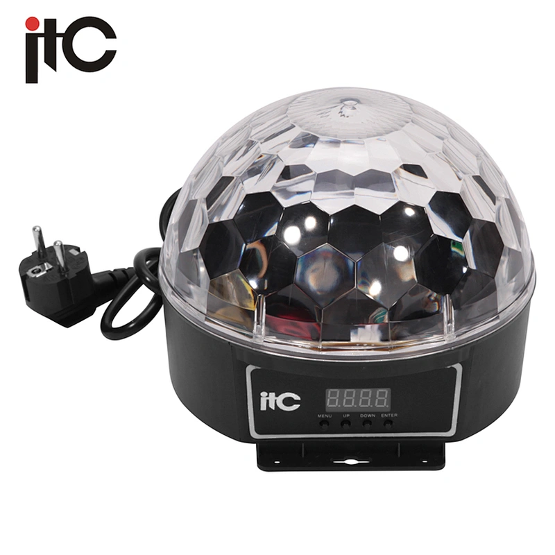 Disco Ball Light Mini 3W RGB Led Crystal Magic Ball Light