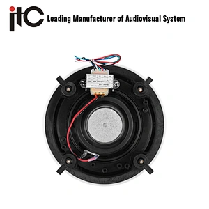 T-205T Professional Premium 70V 100V Frameless PA System Surround Sound In Ceiling Speakers