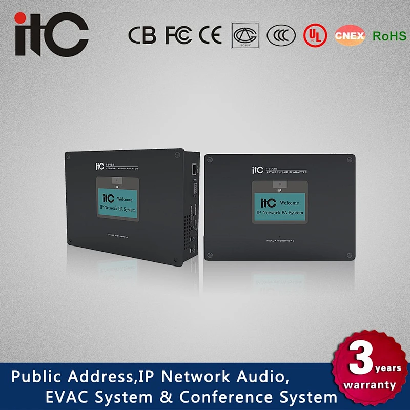 ITC T-6706 PA Systems Sale IP Audio Broadcasting with 15W Class-d Amplifier