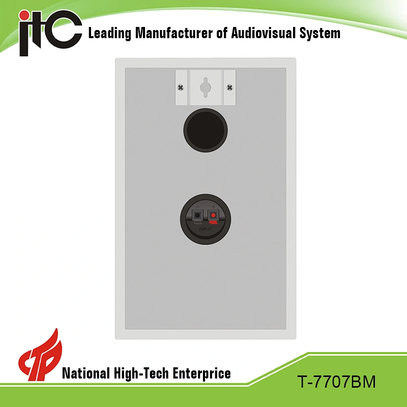 ITC T-7707BM 20W 8ohm Internal TF Card Recording IP PoE Speaker with Wireless Mic