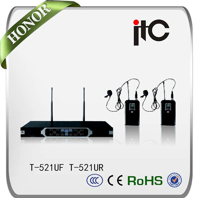 ITC T-521UR Generally Using Mini Wireless Tie Clip Microphone