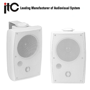 ITC T-776W Economical 45 Watt 2.0 ABS Wall Mount PA Speaker Box