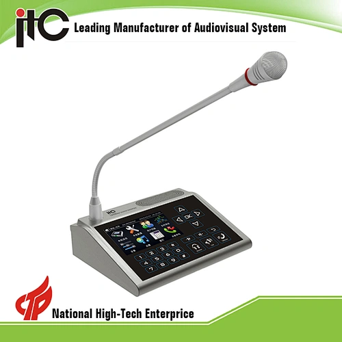 T-7802 Desktop TCP IP Paging Microphone PA