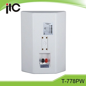 ITC T-778PW Elegant Public Address Speakers 80W 8 inch 2.0 100V Wall Loudspeaker