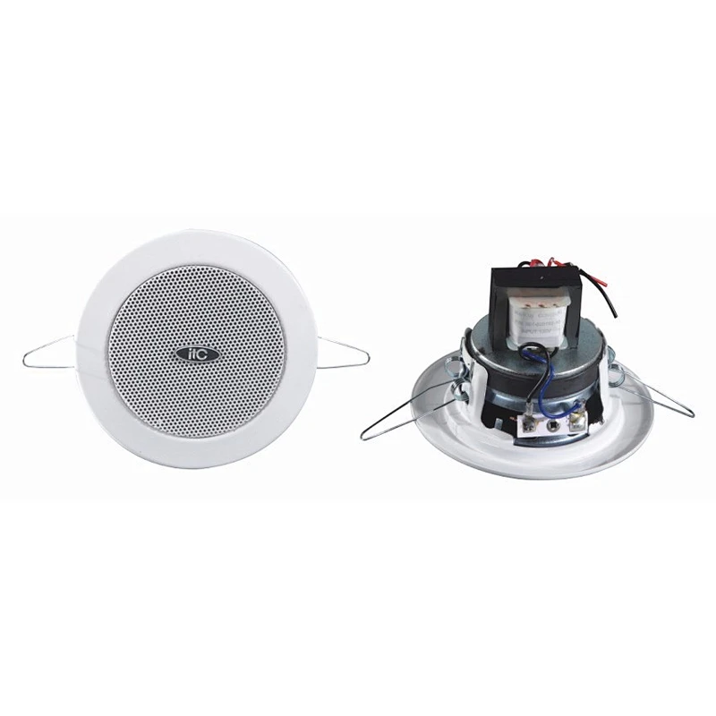 ITC T-103G School Broadcast Aluminum 1.5W/3W/6W Ceiling Speaker
