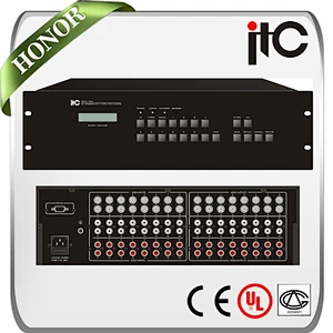 ITC AV 16 Series 16 in 4/8/16 out Composite Seamless Video Matrix Switcher