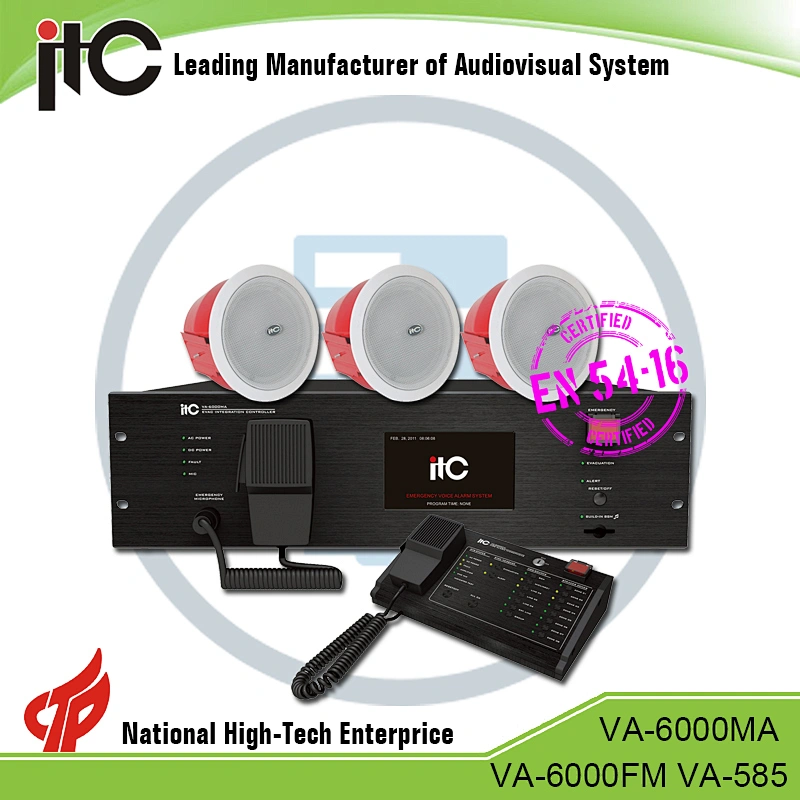 VA-6000 Series PA Solution Emergency Fire Alarm Voice Evacuation System