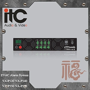 ITC VA-P120 Series Modular Design High Efficiency Evacuation Alarm Class D Digital Amplifier
