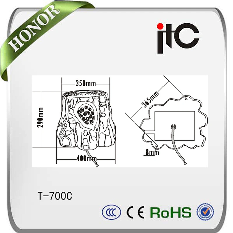 ITC T-700C Tree Root Shape Excellent Sound Quality Waterproof PA Garden Speaker Outdoor