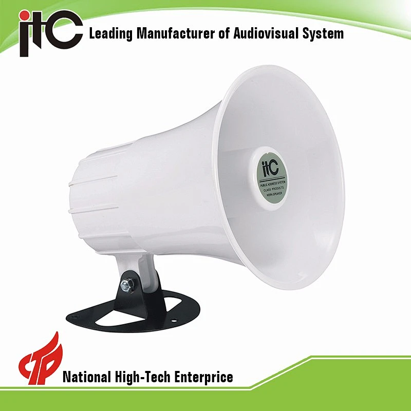 T-710E Outdoor or Indoor Paging IP66 Waterproof 10W PA Horn Speaker in ABS Enclosure