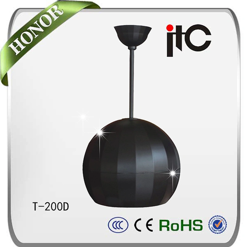 ITC T-200D Series Unique Ball Design 6'' PA System Pendant Speaker 15W