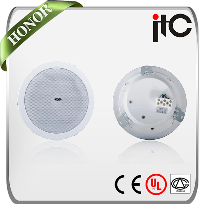 ITC T-105C EN54-24 Approved 6W Fireproof Ceiling Mount Speakers