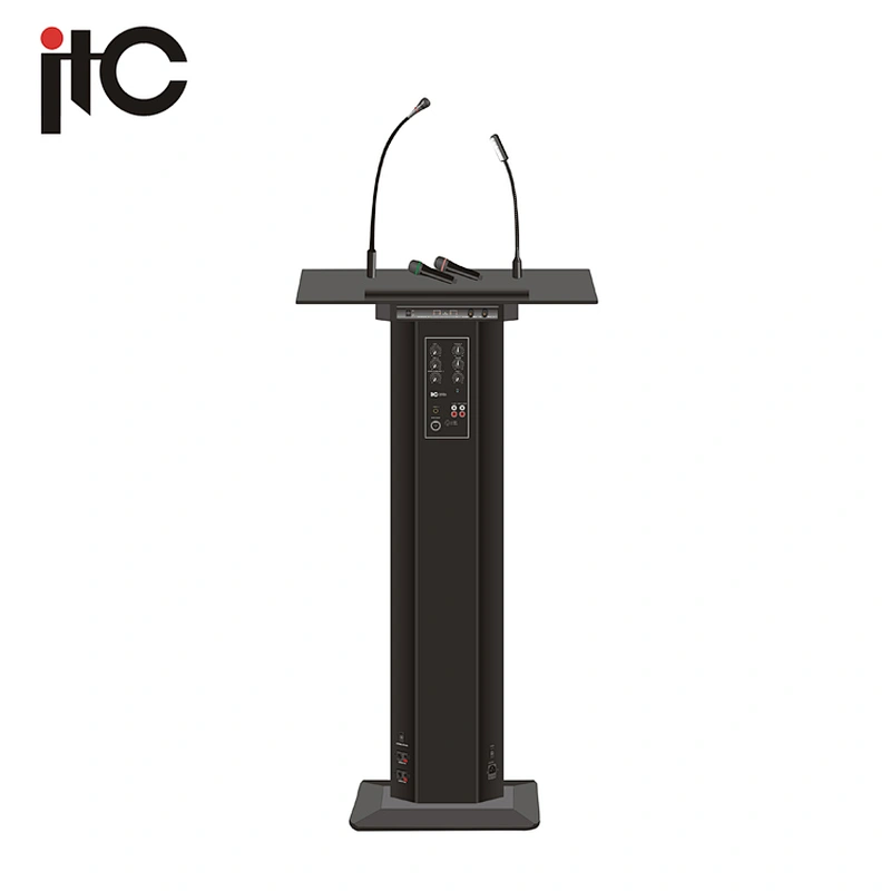 ITC T-6236U Luxury VHF Mic Conference Classroom Digital Lectern for Sale