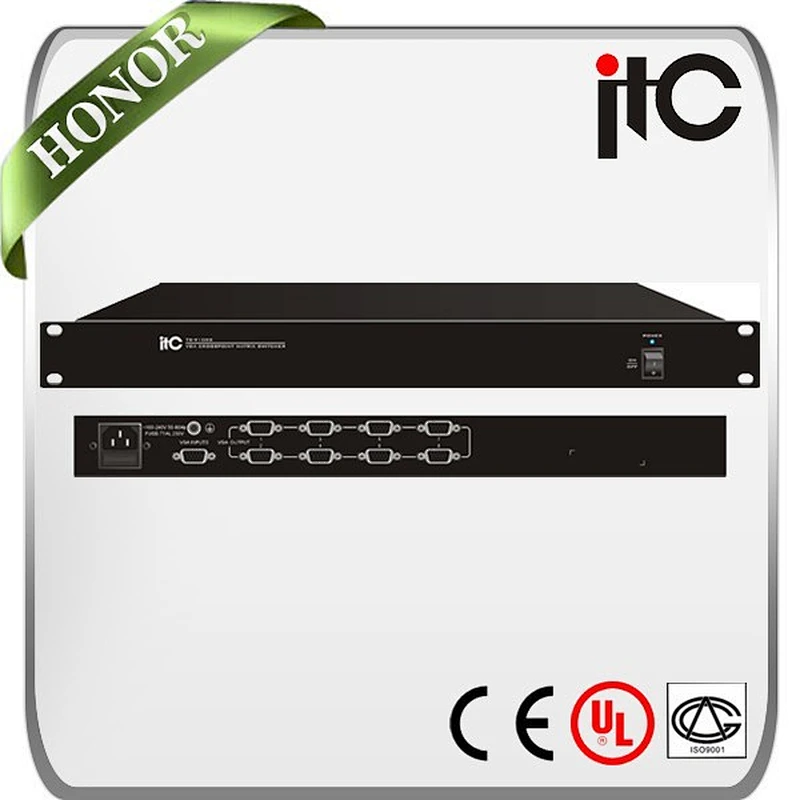 ITC TS-9108S 1 Input to 8 Outputs Matrix Switch Video VGA Splitter