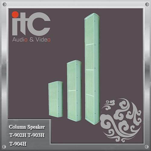 ITC T-902H Series Upscale 200W 400W 800W IPx6 Outdoor Line Array Speakers