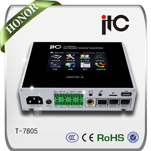 ITC T-7805 Luna Cloul Based IP Audio Decoder Public Address Terminal