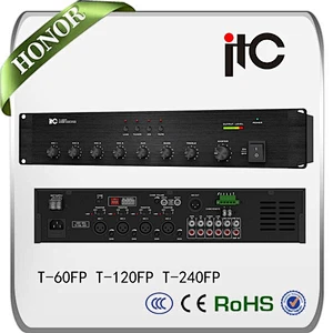 2U 100V Audio Amplifier class 120W Integrated Mixer Amplifier Manufacturer