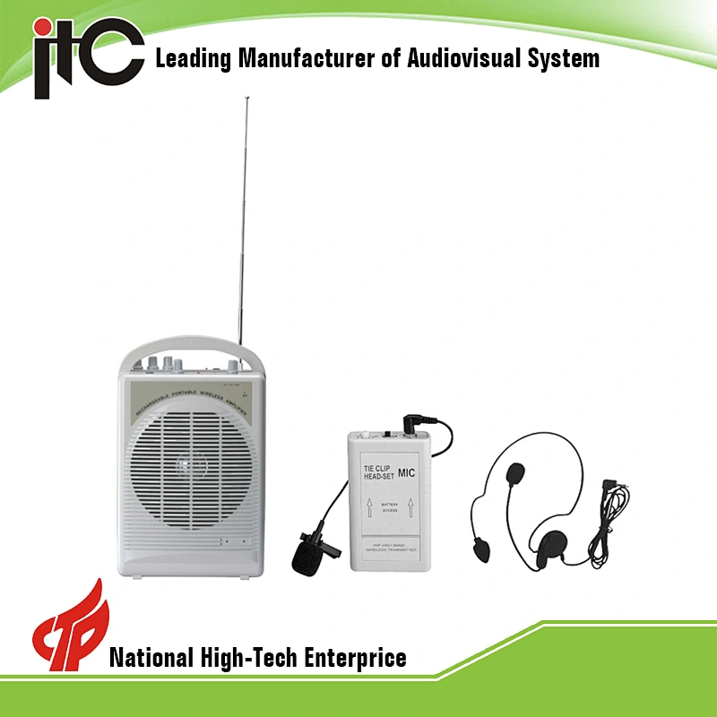 VHF Amplifier Wireless Microphone Portable Speaker Microphone for Sale