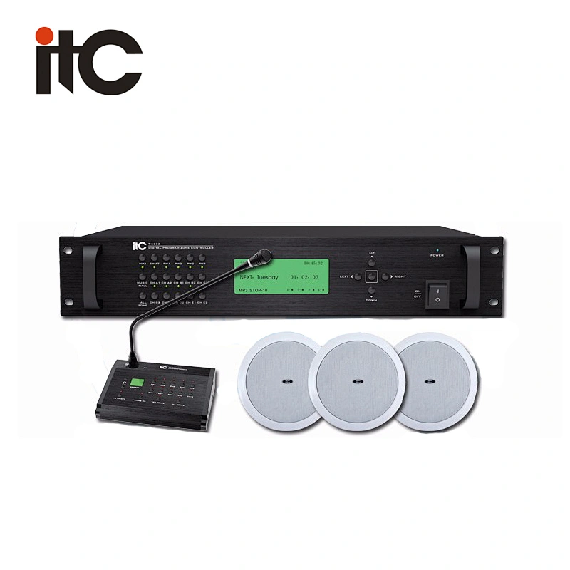 ITC T-6223(A) PA System Used Fire Signal Collector Voice Alarm Public Address Fire Alarm System