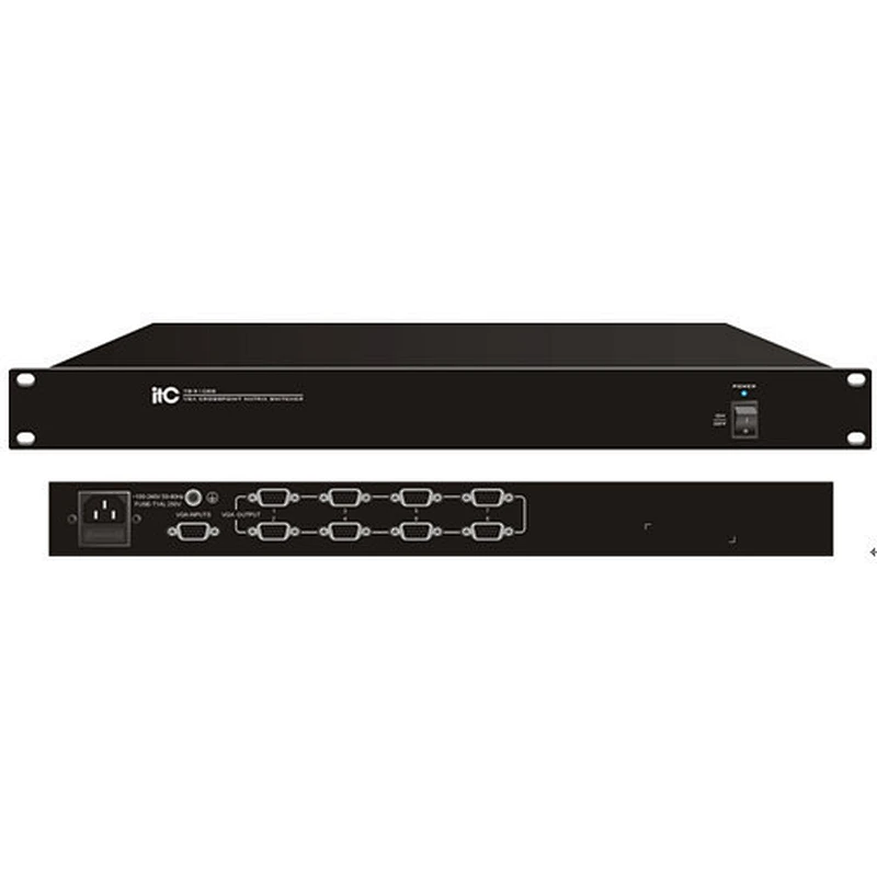 ITC TS-9108S 1 Input to 8 Outputs Matrix Switch Video VGA Splitter