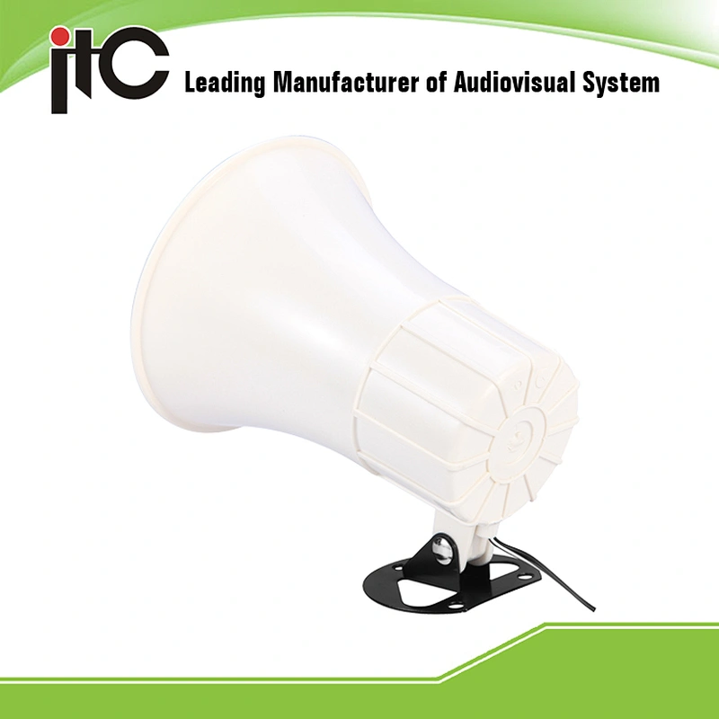 T-710E Outdoor or Indoor Paging IP66 Waterproof 10W PA Horn Speaker in ABS Enclosure