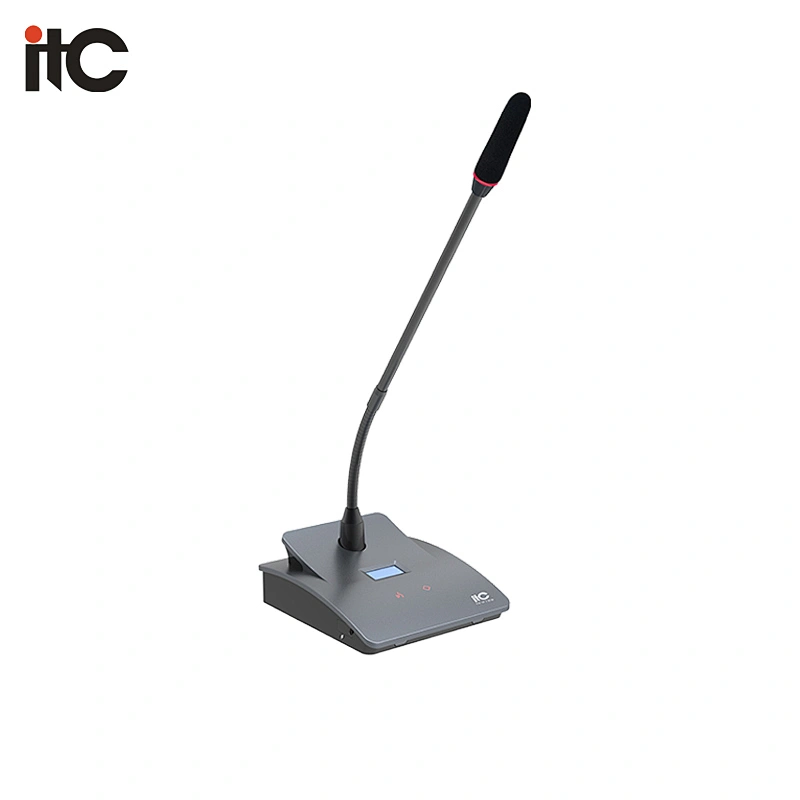 ITC WiFi Wireless Conference Table Microphone Gooseneck microphone Chairman Delegate unit for conference system