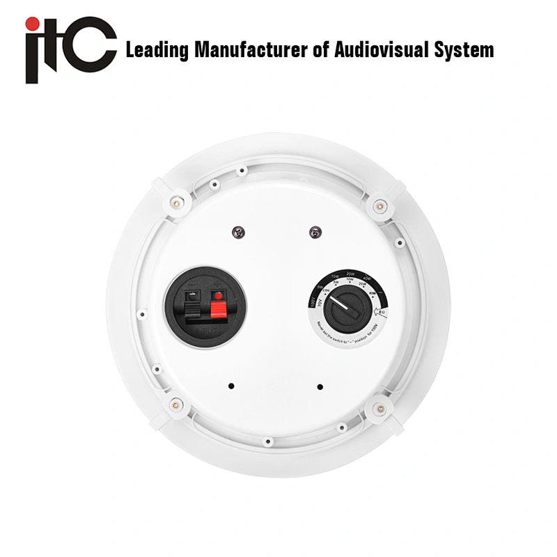 ITC T-208CW 40W 8 inch Flush Mount ABS PA System Hifi Ceiling Speaker