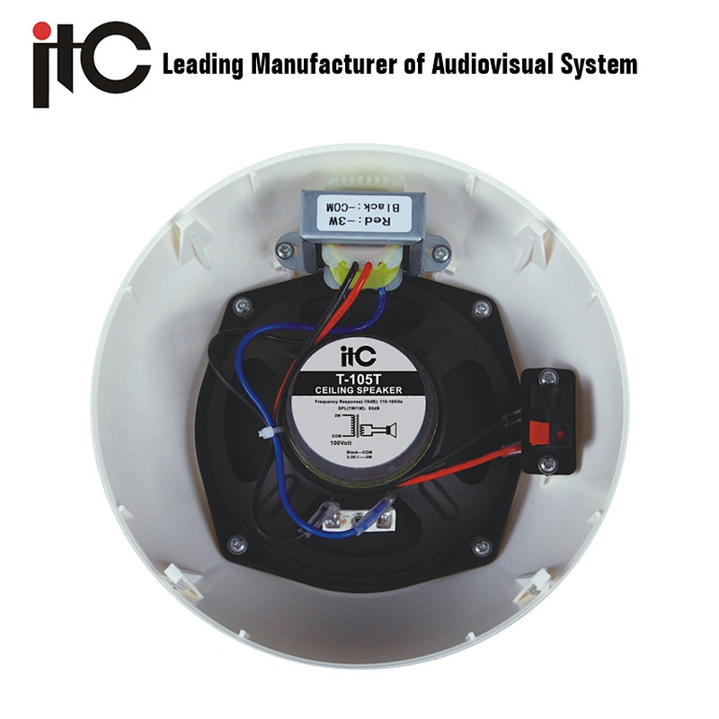 ITC T-105T 3W 1.5W 5 inch Surface Mount Ceiling Speaker for Public Address