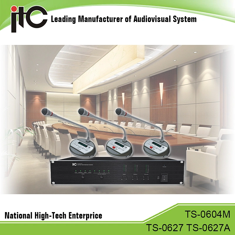 ITC T-0604 Series Small to Large Scale Project Used Conference Room Microphone System