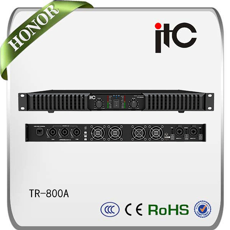 Professional Stereo Parallel Bridge 2 way Power Amplifier 5000 Watts