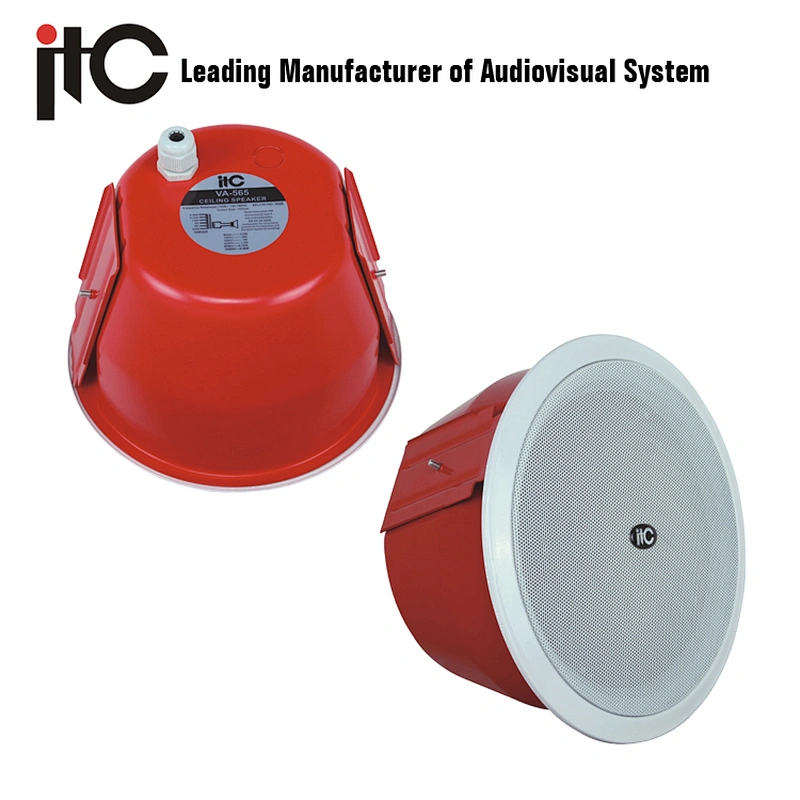 ITC VA-585 Series 15W 6W Optional Metal EN54-24 Voice Evacuation Speaker