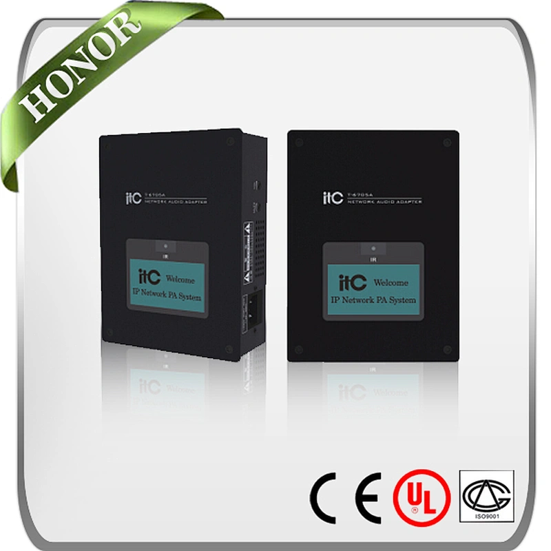 ITC T-6705A 10W 2 Channel IP Network Public Address System Built in Audio Decoder and Amplifier