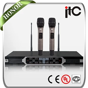ITC T-521UF Best Selling Auto Frequency Matching FM Wireless Microphone for Teachers