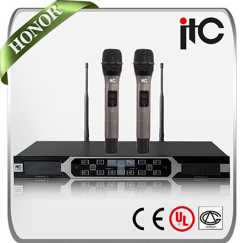 ITC T-521UF Best Selling Auto Frequency Matching FM Wireless Microphone for Teachers