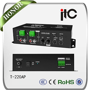 T-220AP Hot Sale 4ohm or 8ohm Wall Mounted Mini Stereo Class D Amplifier
