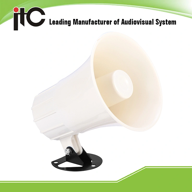T-710E Outdoor or Indoor Paging IP66 Waterproof 10W PA Horn Speaker in ABS Enclosure