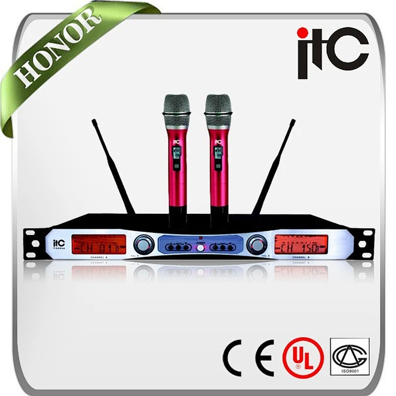 ITC T-529UC Party King PLL Dual-channel UHF Wireless Karaoke Microphone Prices