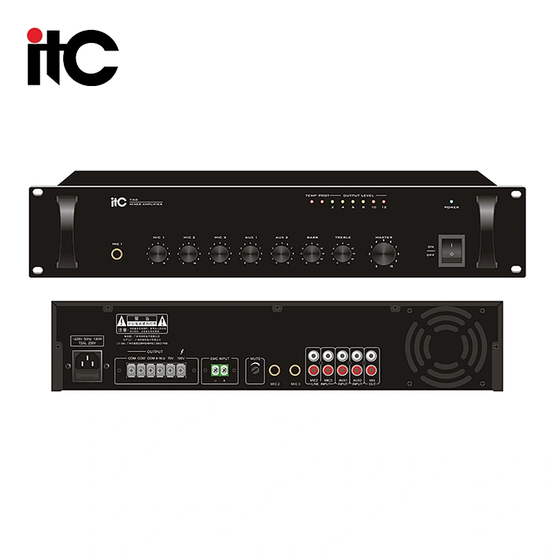 ITC T-60 Series Economical Having EMC Input PA Mixing Amplifier for Sale