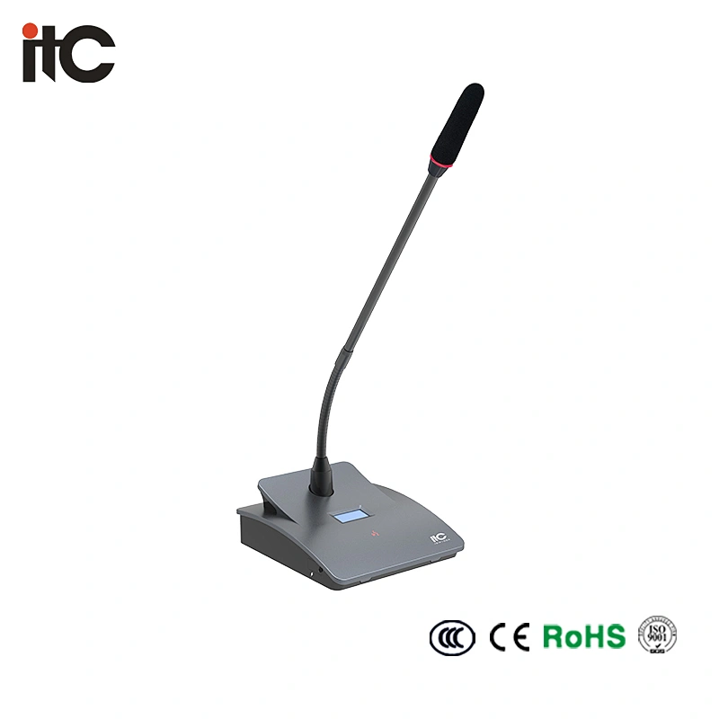 ITC WiFi Wireless Conference Table Microphone Gooseneck microphone Chairman Delegate unit for conference system