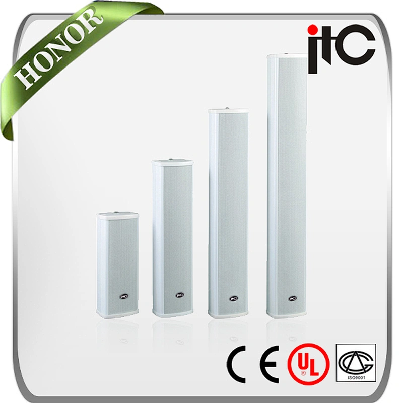 ITC T-701A Series 10W to 20W 100V Aluminium IPx6 Outdoor PA Column Speaker