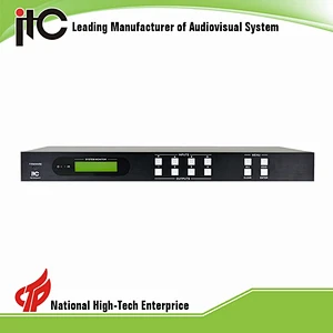 TS-9404HT Technology Powerful Function Integrated HDBase Video Audio Matrix Switcher