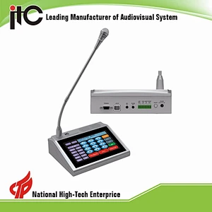 Internal Touch Screen Desktop Communication Intercom Paging Microphone