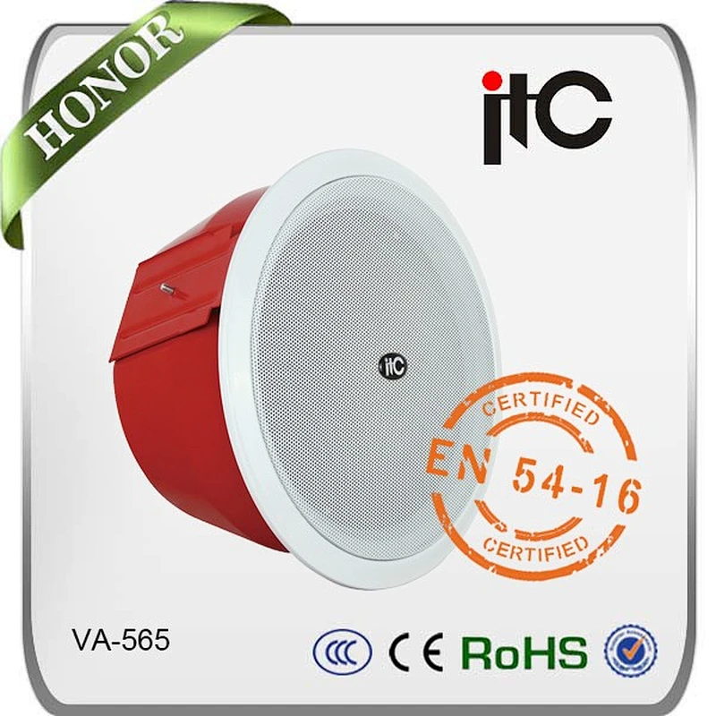 VA-565 New Products Metal 70V 100V 5 Inch Fireproof Speaker
