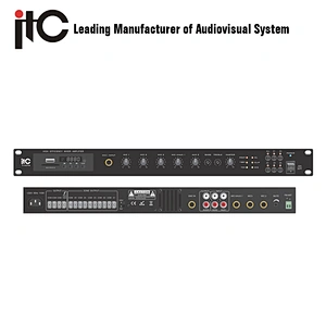 TI-60TB Bluetooth Digital 1U 5 Zone Mixer Amplifier With Tuner/MP3