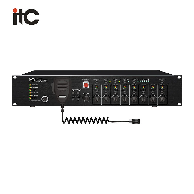 ITC VA-6200MA Intelligent Public Address and Voice Alarm system ,Emergency Call Device,Evacuation Voice alarm system Equipment