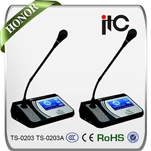 IC Card Attendance Voting Chairman Unit Hand By Hand Conference Microphone