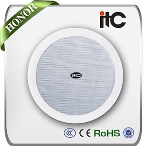 ITC T-208A Best Sale 30W Flush Mount ABS 8 inch Coaxial In Ceiling Speaker