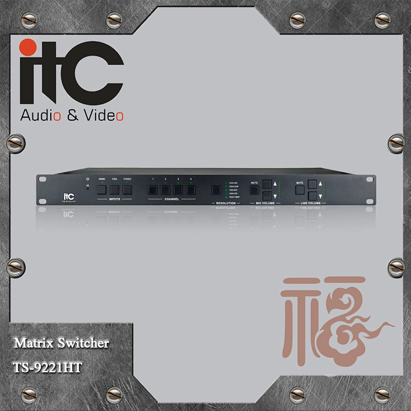 ITC Fixed Mount Series HD Hybrid Audio Video Matrix Switcher
