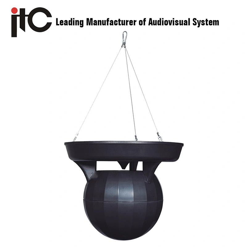 ITC T-600B/T-600W 60 Watt 360 Degree Plastic Pendant Speaker For Background Music System